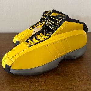Adidas Men's Crazy 1 Basketball Sneakers Sunshine Yellow Size 8.5 NEW NO BOX!